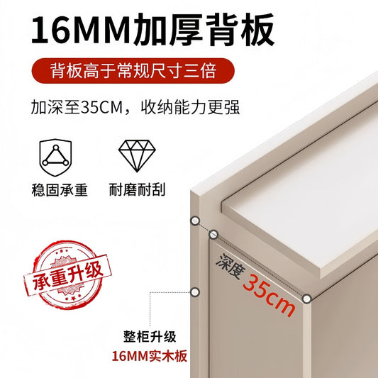 玄關櫃入戶正對門客廳屏風隔斷置物架一體實木鞋櫃現代簡約門廳櫃