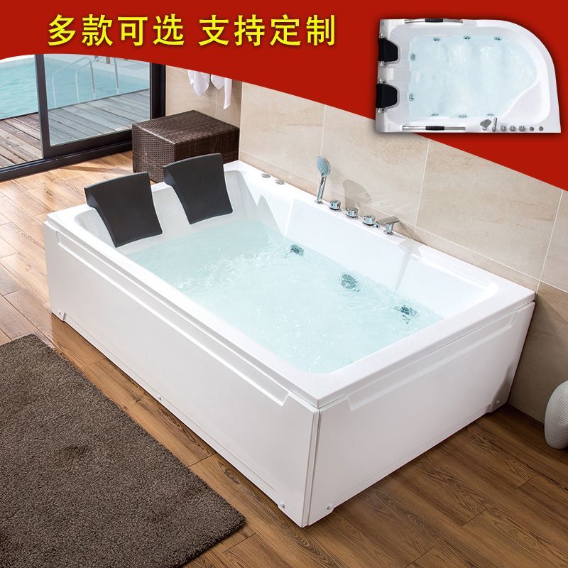 亞克力加厚雙人倆人超大號成人家用情侶泡澡衝浪按摩恆溫浴缸浴盆