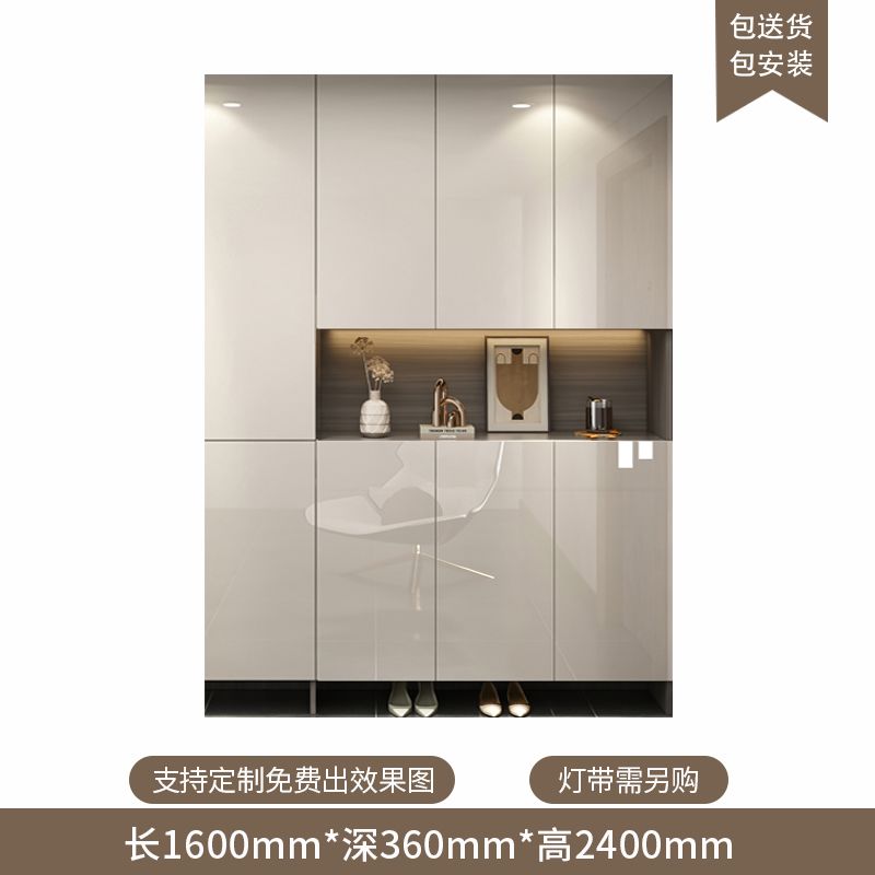 定製入戶玄關鞋櫃家用門口新款輕奢客廳隔斷櫃大容量多層儲物櫃