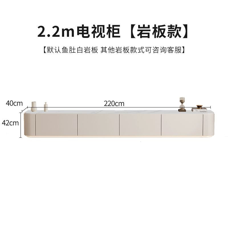 新款簡約現代家用實木落地櫃臥室客廳茶几組合白色烤漆電視機地櫃