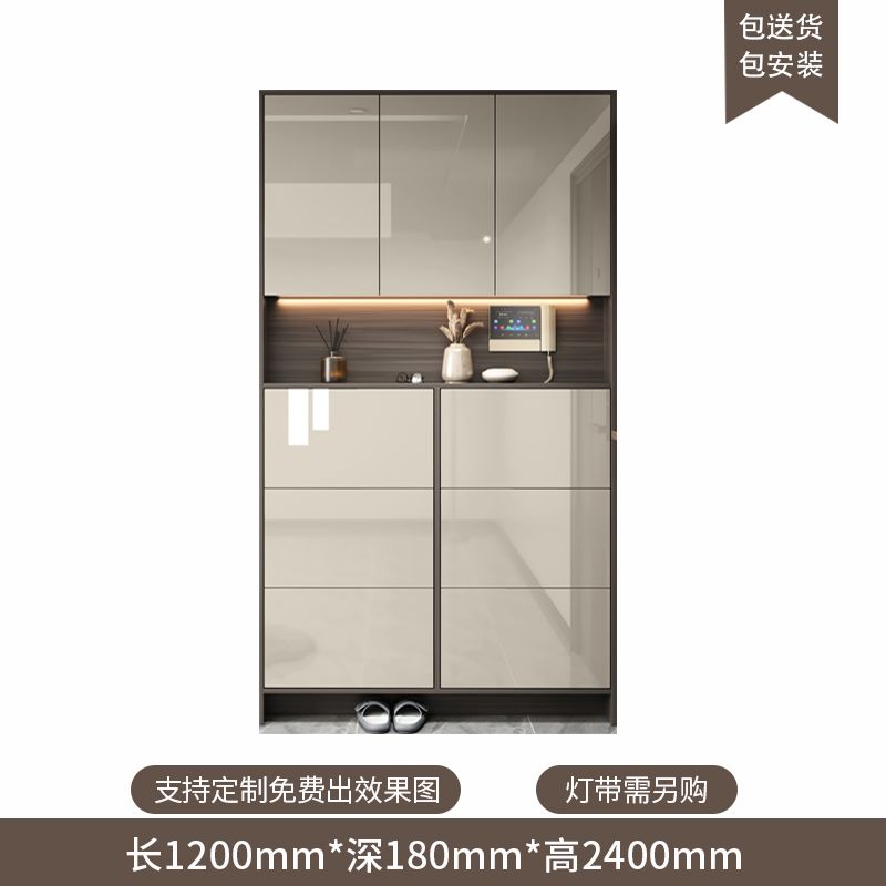 定製超薄鞋櫃家用門口18cm新款收納玄關櫃現代簡約門後翻鬥儲物櫃