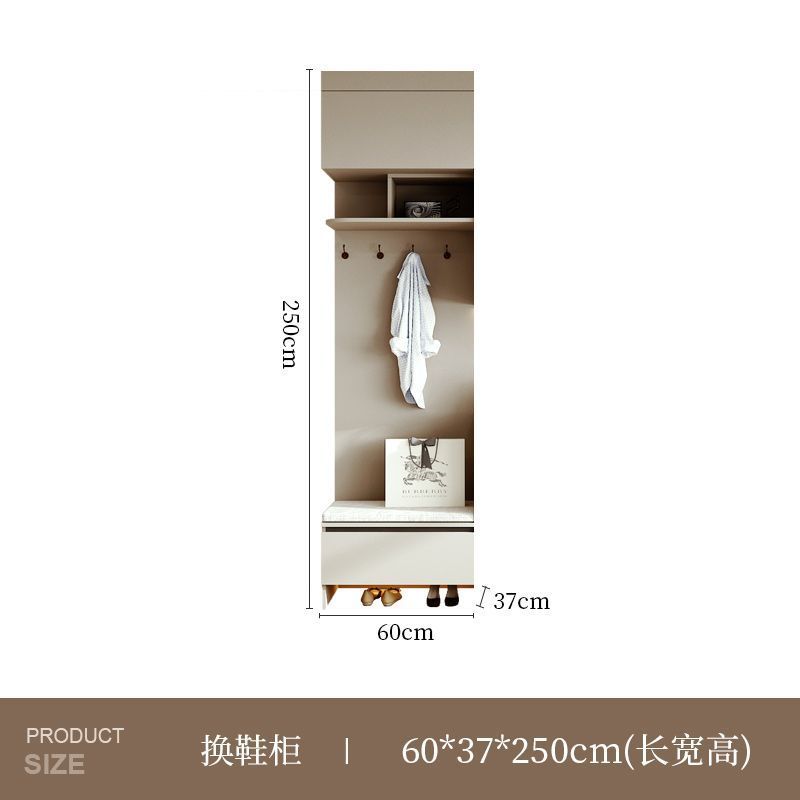 巧幫手輕奢入戶鞋櫃餐邊櫃一體靠牆簡約現代進門酒櫃玄關櫃客廳