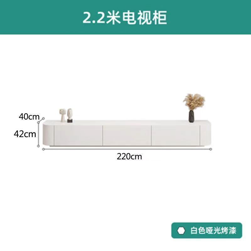 【可定製】北歐電視櫃茶几組合現代簡約客廳輕奢地櫃白色電視機櫃