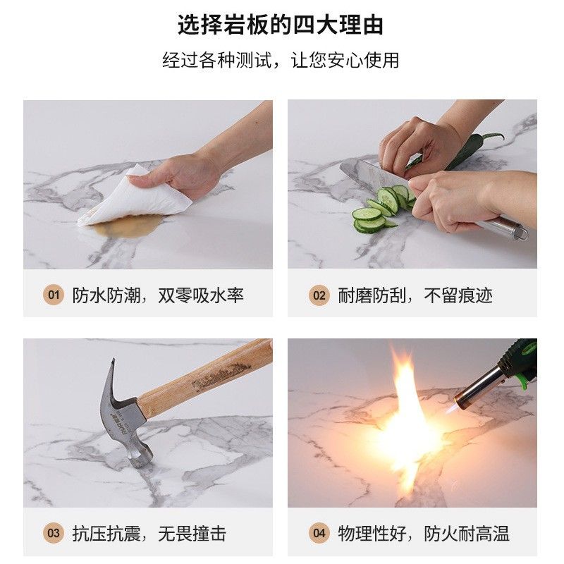 岩板茶几电视柜现代简约客厅椭圆伸缩茶几家用小户型侘寂风实木