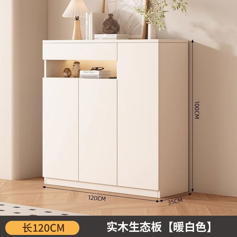 定製實木鞋櫃家用門口新款入戶大容量儲物櫃玄關收納陽臺多層鞋架