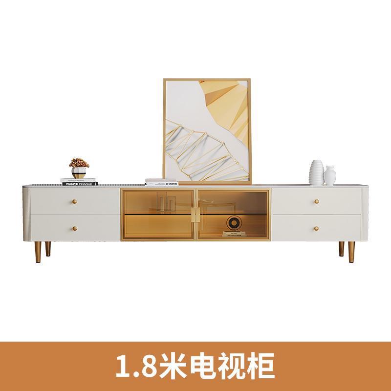 電視櫃現代簡約客廳家用巖板輕奢高級感2025新款茶几電視機櫃組合