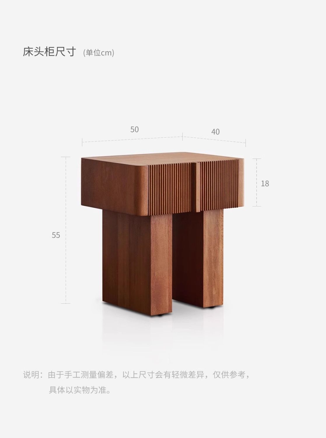 法式復古實木牀頭櫃臥室實木黃楊木牀頭櫃帶抽屜可儲物客廳邊櫃