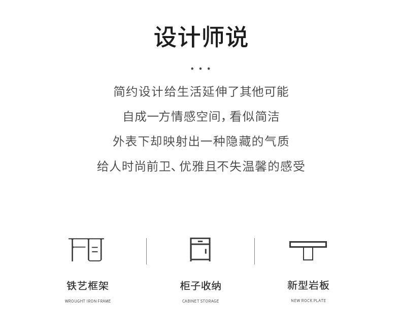奶油風書桌純白極簡家用寫字檯美容院醫美諮詢桌帶抽屜電腦辦公桌