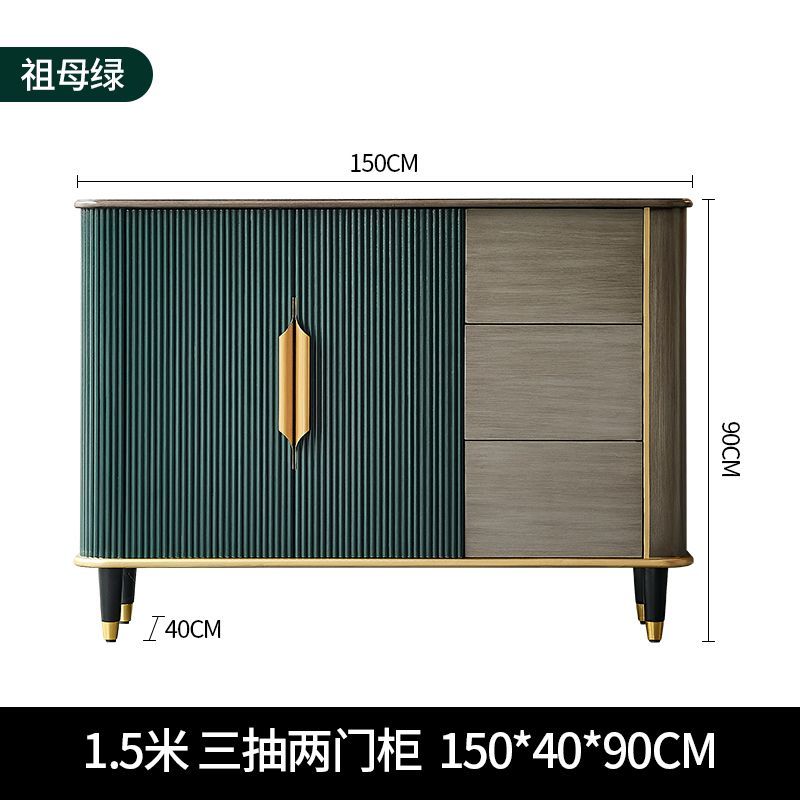輕奢玄關櫃現代簡約餐邊櫃大容量客廳靠牆邊櫃臥室儲物櫃入戶鞋櫃