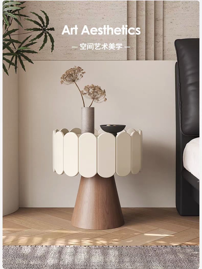 牀頭櫃輕奢臥室牀邊櫃創意小戶型收納櫃意式極簡儲物櫃