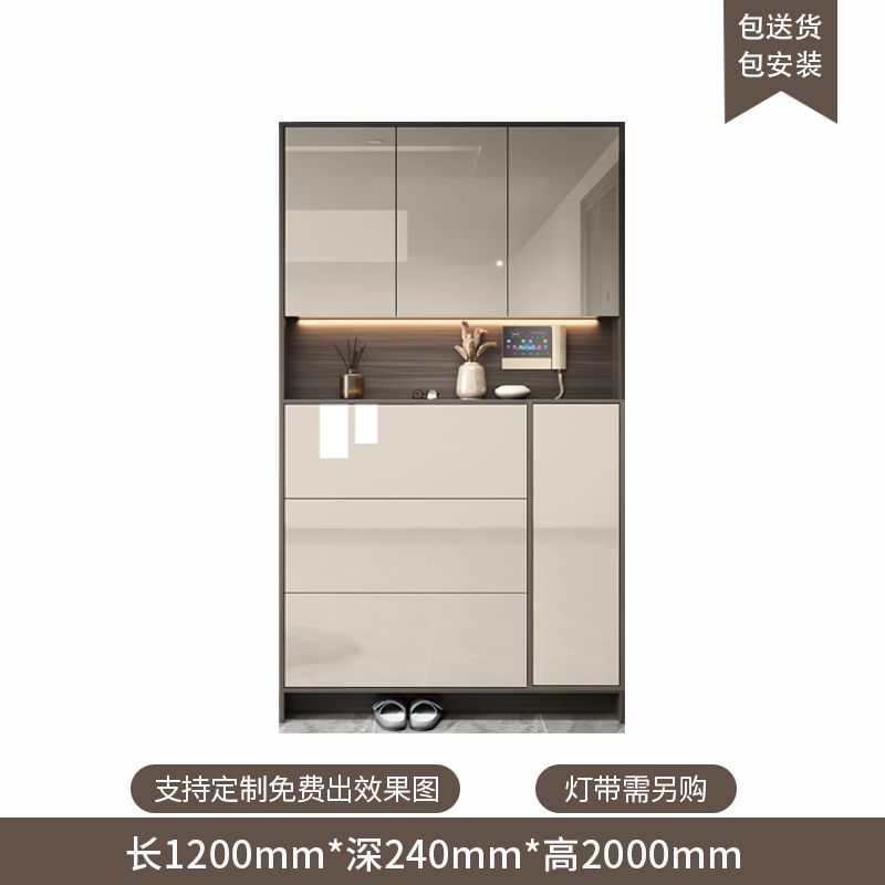 定製超薄鞋櫃家用門口18cm新款收納玄關櫃現代簡約門後翻鬥儲物櫃