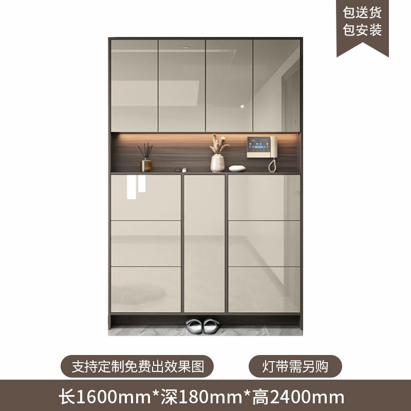 定製超薄鞋櫃家用門口18cm新款收納玄關櫃現代簡約門後翻鬥儲物櫃