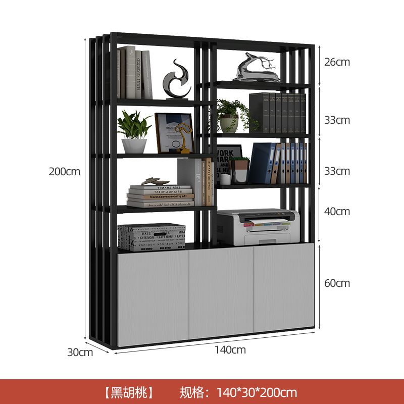 办公室隔断置物架落地餐厅围栏卡座栅栏玄关文件架铁艺屏风隔断柜