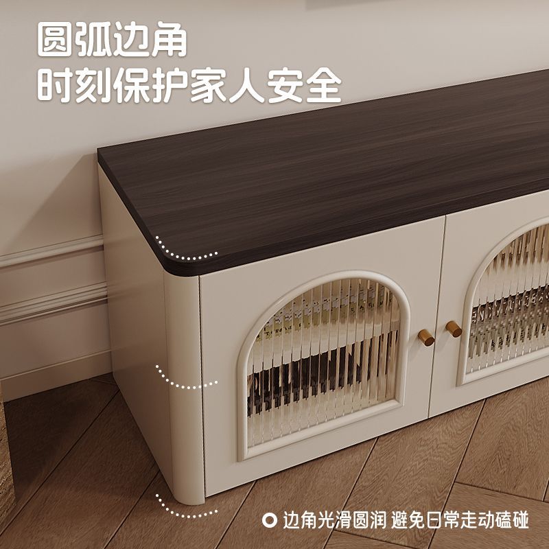 法式复古电视柜茶几组合小户型客厅收纳储物柜一体电视机落地边柜