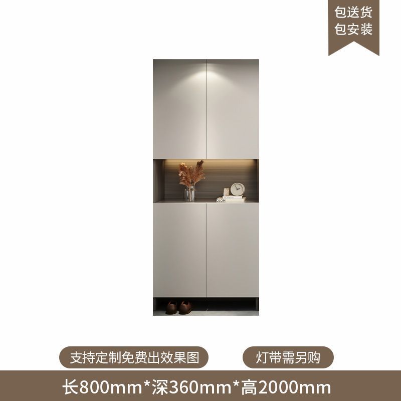 定製進門入戶鞋櫃家用門口一體坐凳靠牆大容量現代簡約玄關鞋櫃