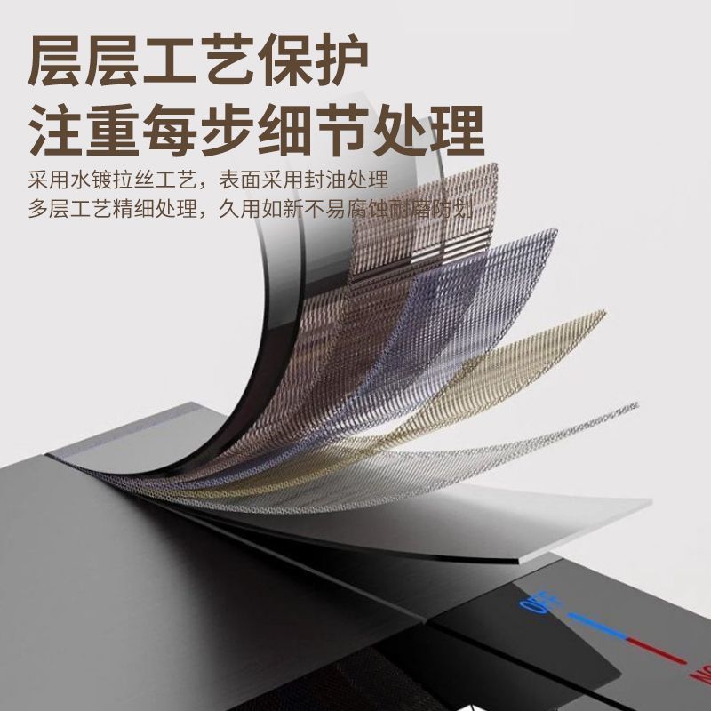 榮事達精銅花灑恆溫家用數顯氛圍燈浴室淋浴增壓衛浴灰色鋼琴噴頭