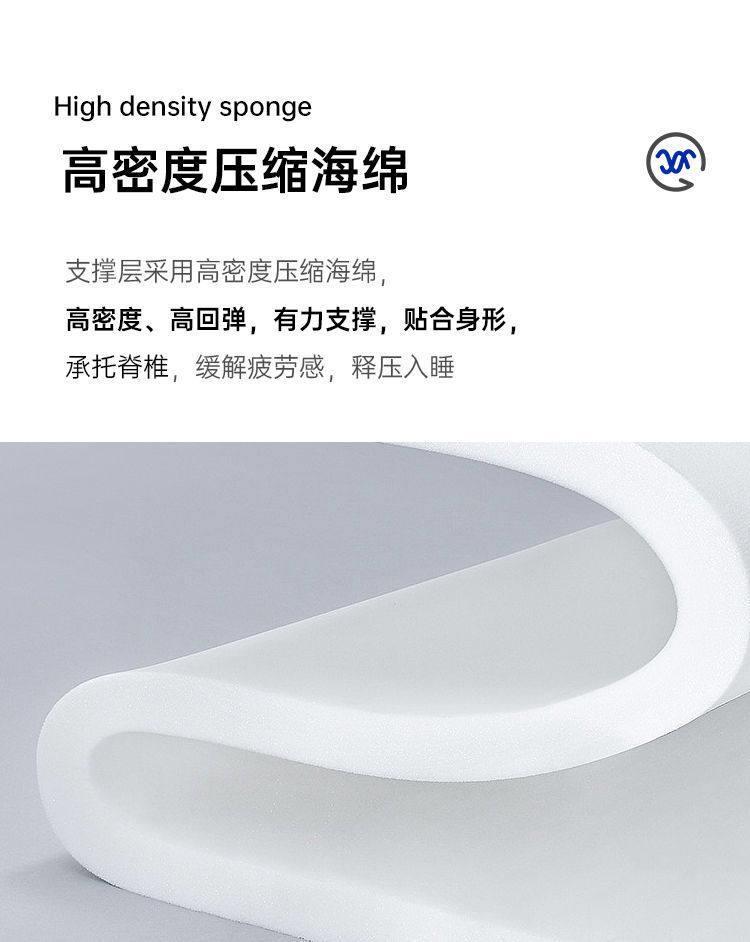 墨思慕藍色記憶棉盒子牀墊真空壓縮捲包牀墊席夢思乳膠彈簧牀墊
