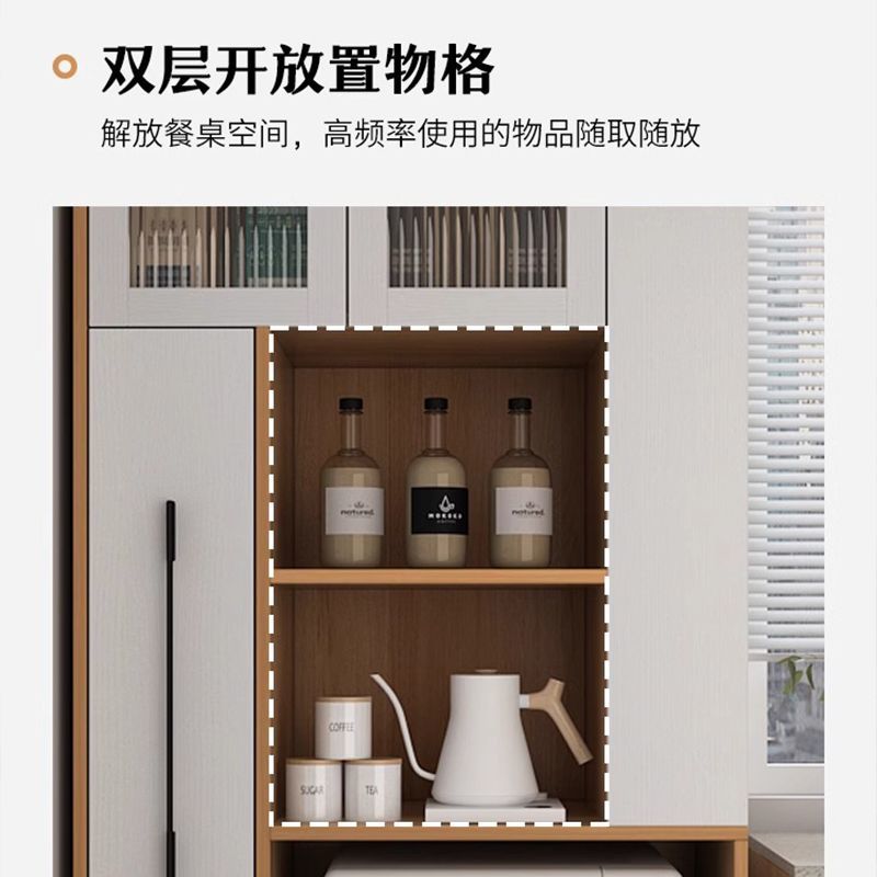 夹缝转角柜电器置物厨房储物柜高柜橱柜零食柜家用餐边柜一体靠墙