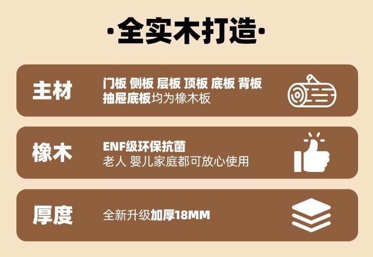 合誠FAS級橡木定製實木鞋櫃一體靠牆簡約小戶型過道帶抽屜玄關櫃
