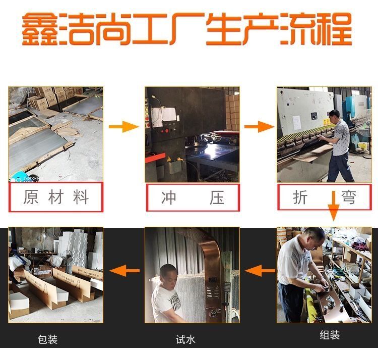不鏽鋼淋浴屏浴室沐浴屏花灑套裝家用衛浴恆溫全銅淋雨噴頭淋浴器