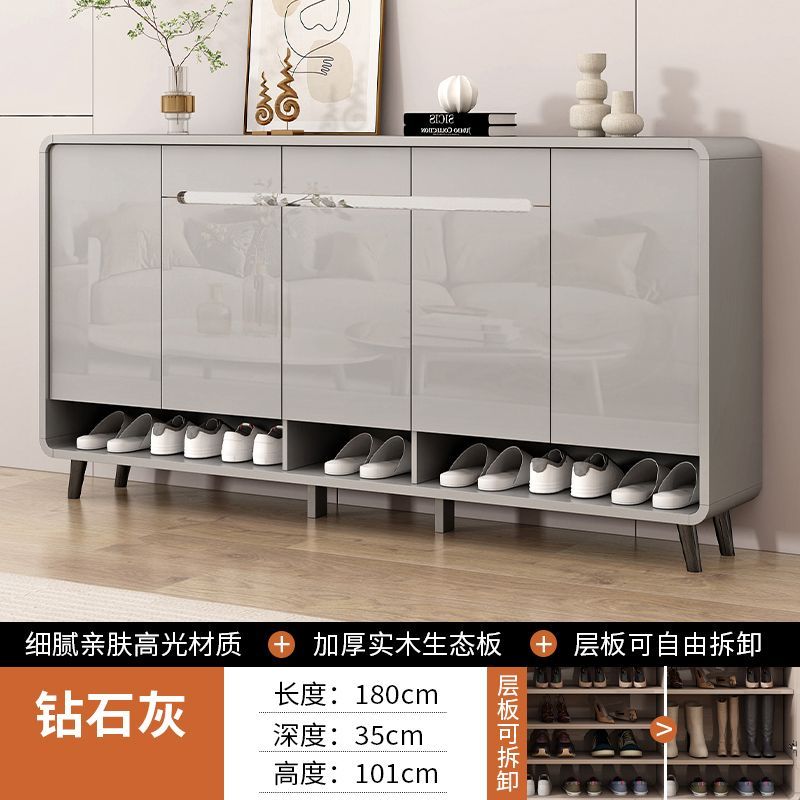 鞋櫃2025新款鞋櫃家用門口入戶收納大容量儲物櫃家用靠牆玄關鞋架