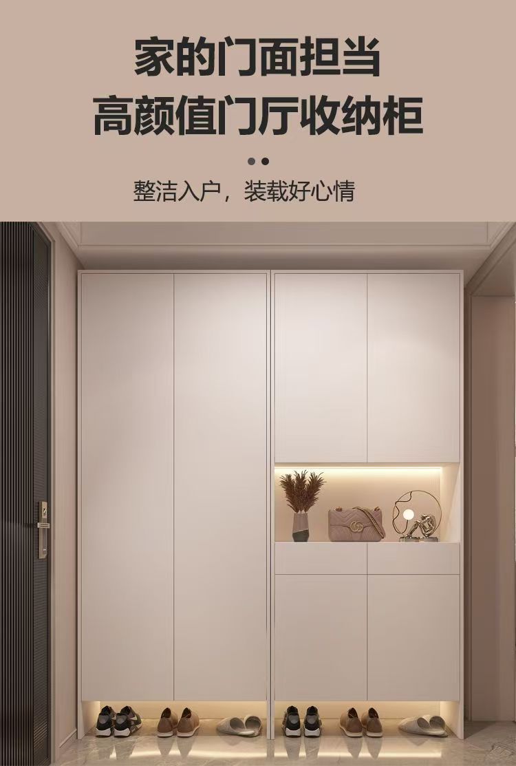 實木鞋櫃家用一體收納門口入戶玄關定做特殊尺寸量身定製超大容量