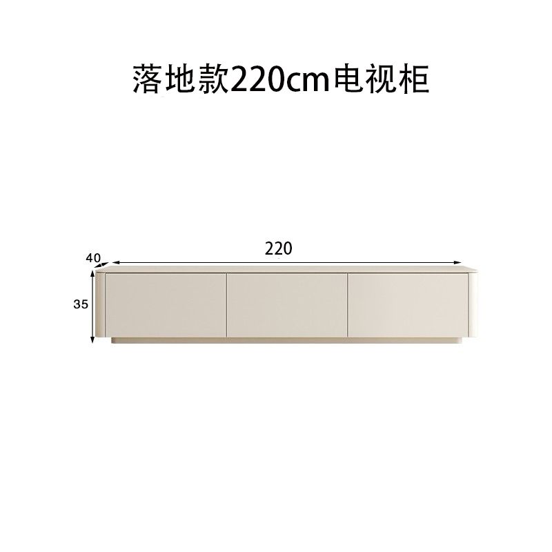 電視櫃客廳家用實木現代簡約小戶型落地櫃奶油風茶几電視機櫃組合