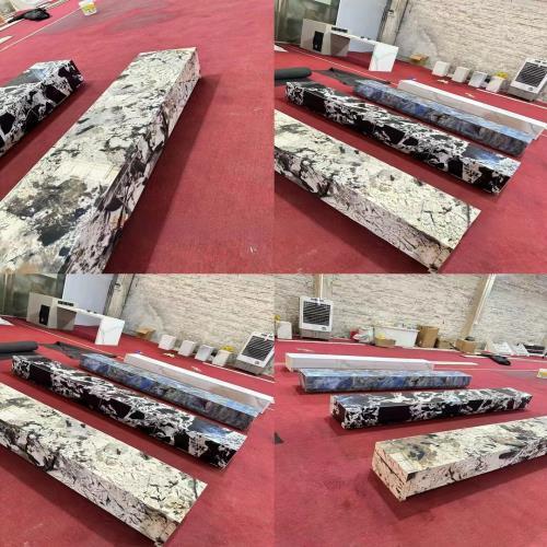 多色中古風極簡地櫃海棠角地櫃輕法式巖板電視櫃家用定製極簡地臺