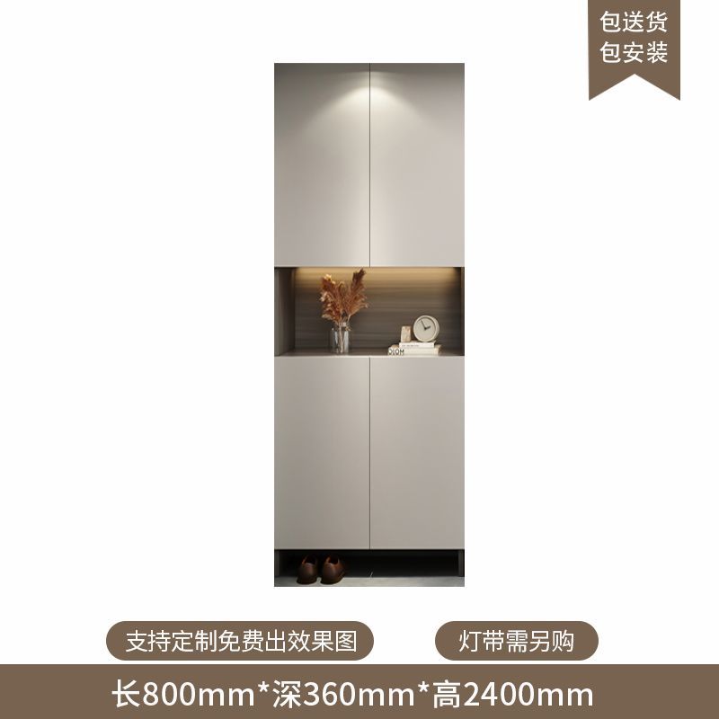 定製進門入戶鞋櫃家用門口一體坐凳靠牆大容量現代簡約玄關鞋櫃