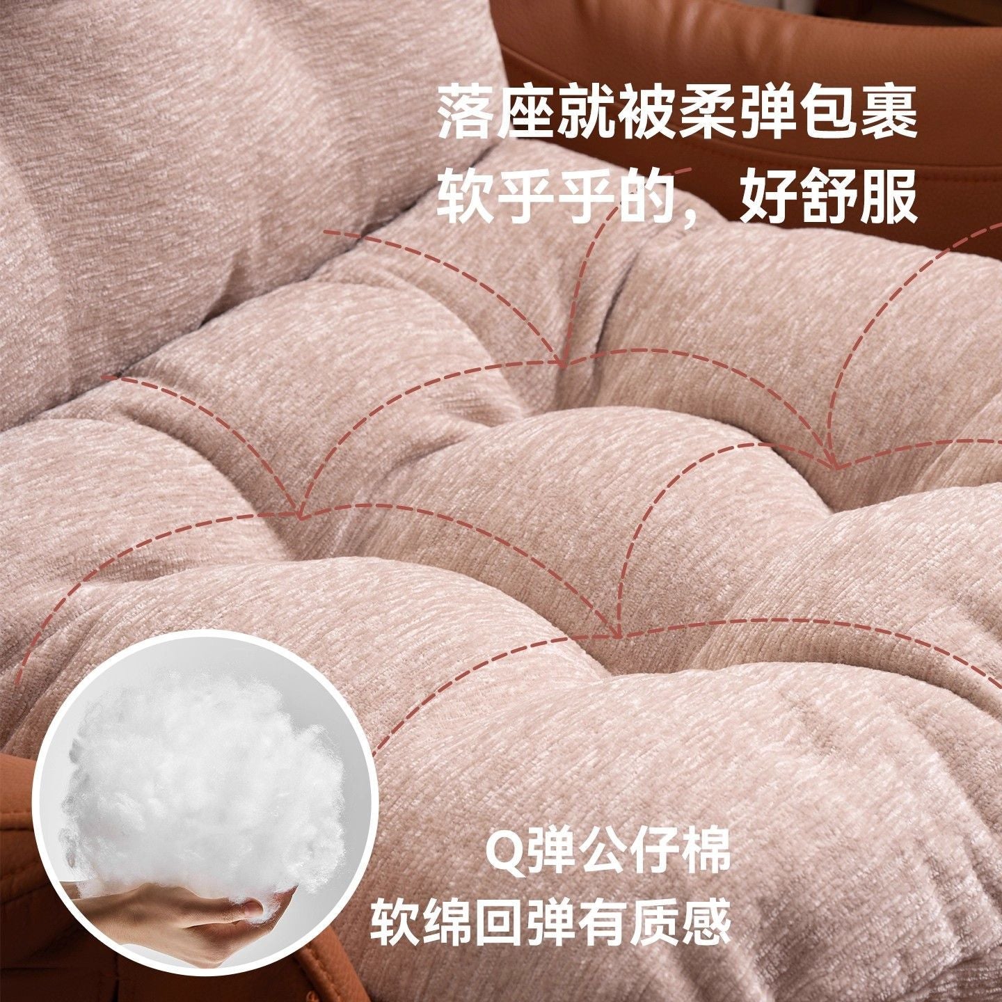 輕奢單人沙發椅高端可旋轉設計師家用客廳陽臺術士中古休閒靠背椅