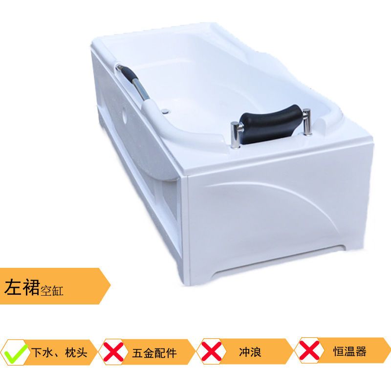亞克力成人浴缸浴盆智能恆溫衝浪按摩浴缸情侶浴缸浴盆1.4-1.7米