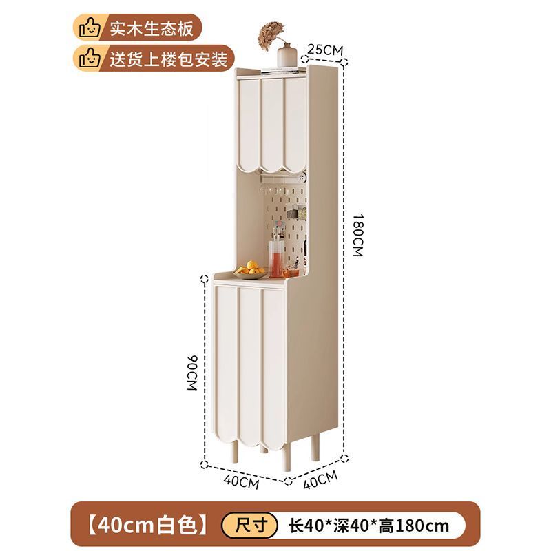 餐边柜靠墙一体储物柜客厅置物柜家用实木橱柜轻奢茶水柜咖啡柜