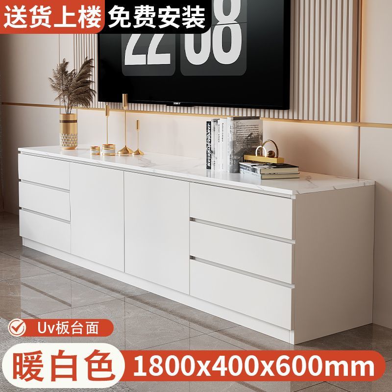 电视柜茶几组合现代简约客厅家用2025新款落地轻奢电视机柜子定制