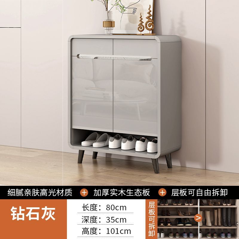 鞋櫃2025新款鞋櫃家用門口入戶收納大容量儲物櫃家用靠牆玄關鞋架