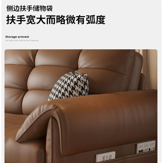 【官方正品】中古風貓抓皮沙發牀書房陽臺可儲物摺疊小戶型多功能