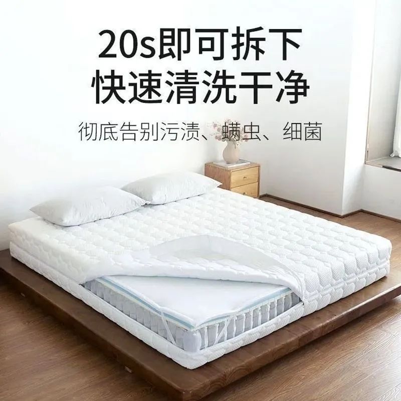 全拆式牀墊捲包壓縮牀墊可拆洗靜音家用乳膠椰棕牀墊可拆洗牀墊