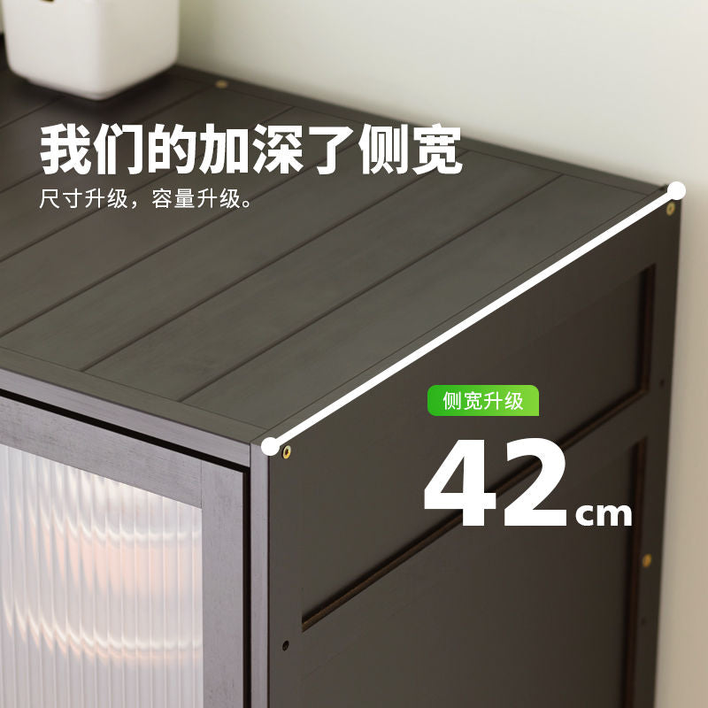 厨房置物架落地多层柜子储物柜碗柜收纳柜多功能置物柜橱柜餐边柜