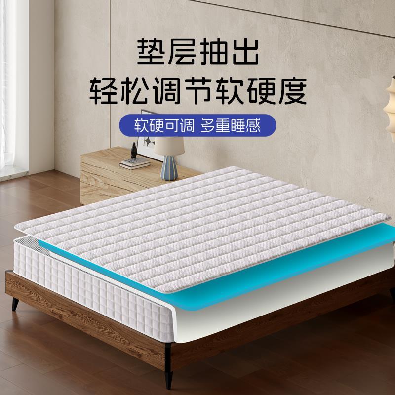 靜音獨立袋彈簧壓縮捲包盒子牀墊軟硬可調節席夢思家用臥室可拆洗
