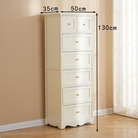 50寬五斗櫃實木牀頭櫃儲物櫃帶鎖中國風客廳臥室收納櫃抽屜式多層