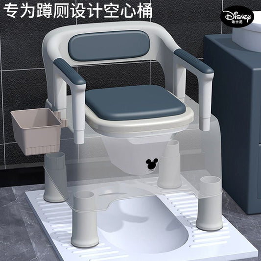 迪士尼儿童坐便器家用移动孕妇婴儿室内坐便盆坐便椅子马桶椅便桶