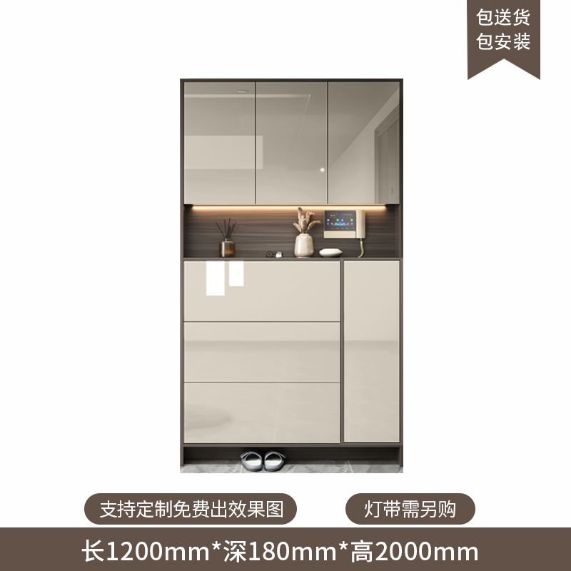 定製超薄鞋櫃家用門口18cm新款收納玄關櫃現代簡約門後翻鬥儲物櫃