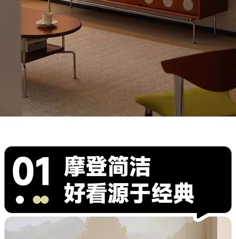 簡約實木電視櫃客廳展示櫃收納櫃視聽櫃落地櫃一字長櫃儲物櫃子