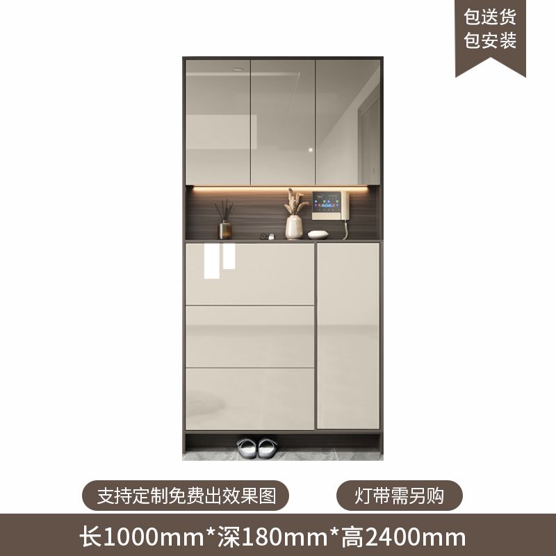 定製超薄鞋櫃家用門口18cm新款收納玄關櫃現代簡約門後翻鬥儲物櫃