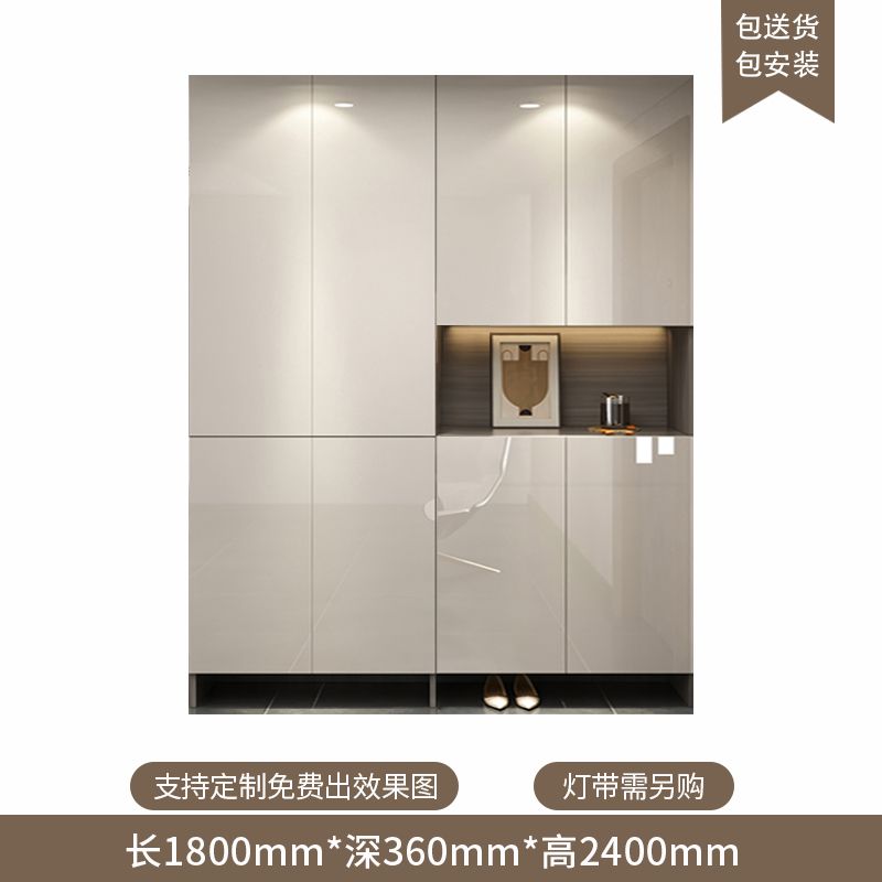 定製入戶玄關鞋櫃家用門口新款輕奢客廳隔斷櫃大容量多層儲物櫃