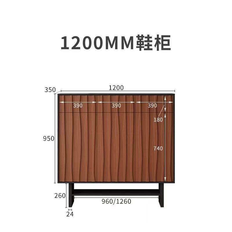 昔拾 晨汐 中古實木鬥櫃法式復古風柚木現代簡約臥室儲物餐邊櫃