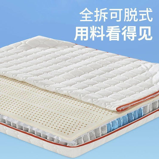 牀墊捲包真空壓縮靜音獨立袋彈簧軟墊3D黃麻無膠水可拆洗全拆乳膠
