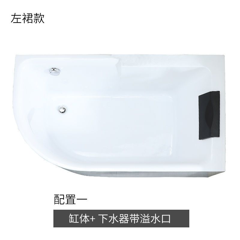 佛山浴缸小戶型日式洗澡家用恆溫深泡浴盆家用衝浪按摩恆溫加熱