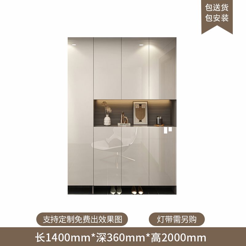 定製入戶玄關鞋櫃家用門口新款輕奢客廳隔斷櫃大容量多層儲物櫃