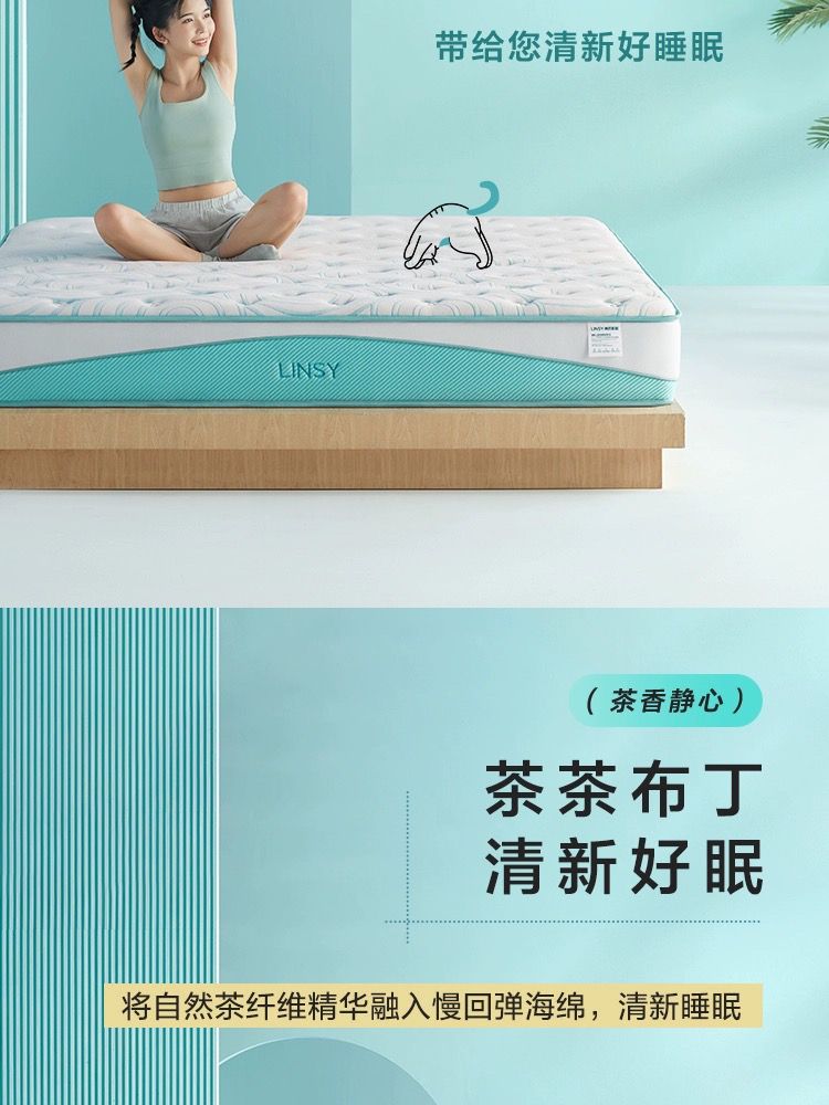彈簧牀墊獨立靜音家用雙人透氣軟抗菌捲包牀墊cd192