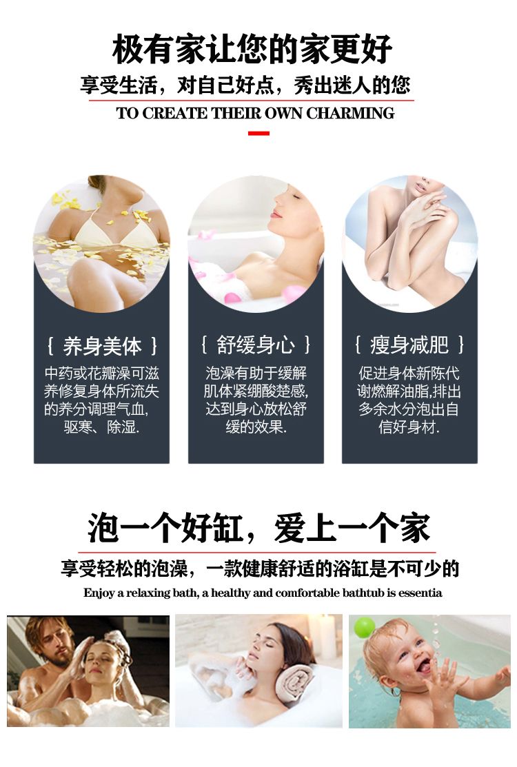 亞克力獨立圓形浴缸家用雙人小戶型亞克力歐式酒店民宿獨立式浴盆